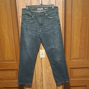 Signature Men's By Levi Strauss Indigo Athletic Straight Jeans W36 L32